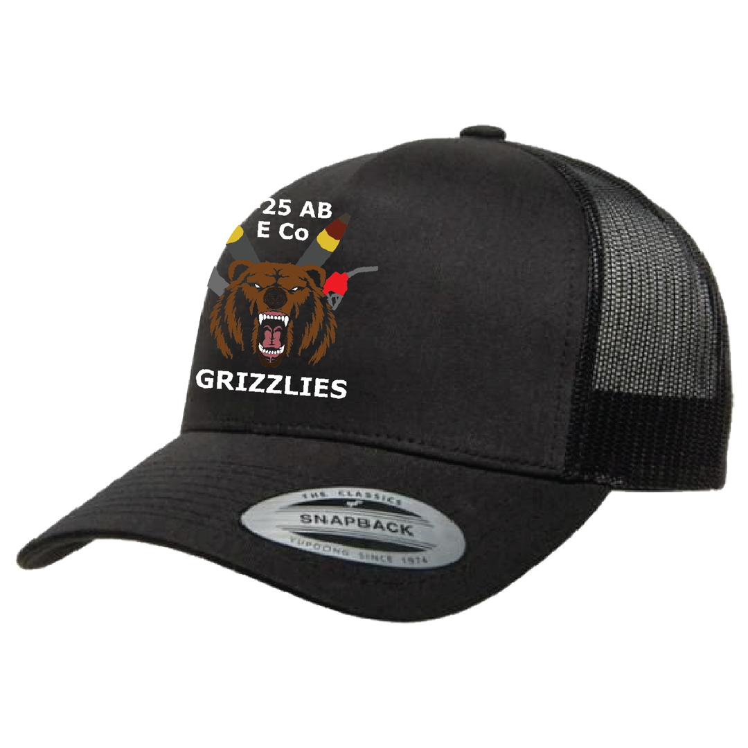 E Co, 1-25 AB "Grizzlies" Embroidered Hats