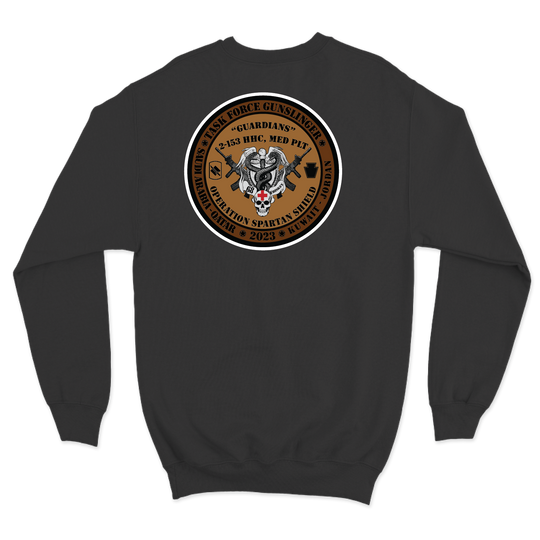 2-153 HHC, MED PLT "Guardians" Crewneck Sweatshirt