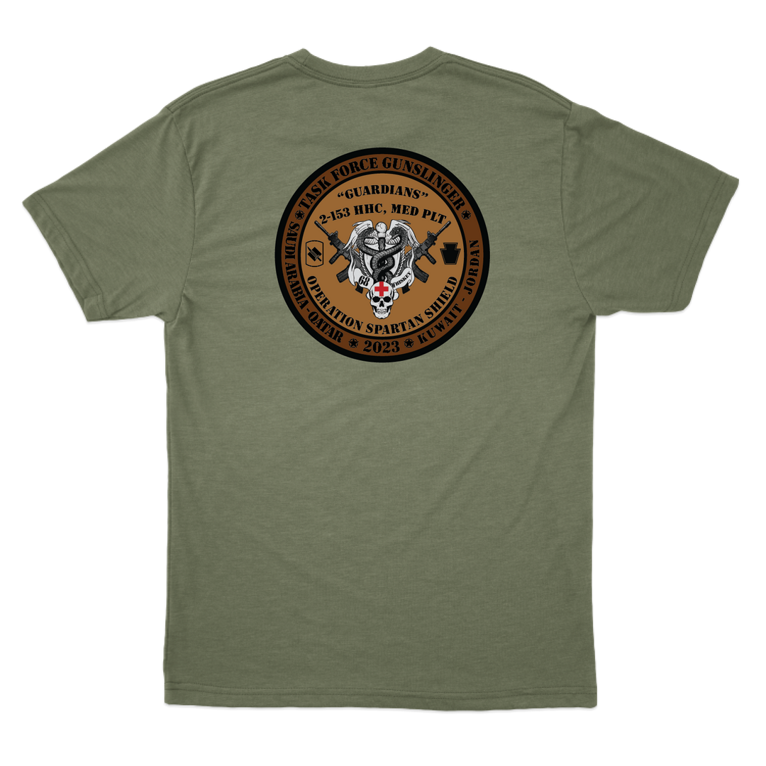 2-153 HHC, MED PLT "Guardians" T-Shirts