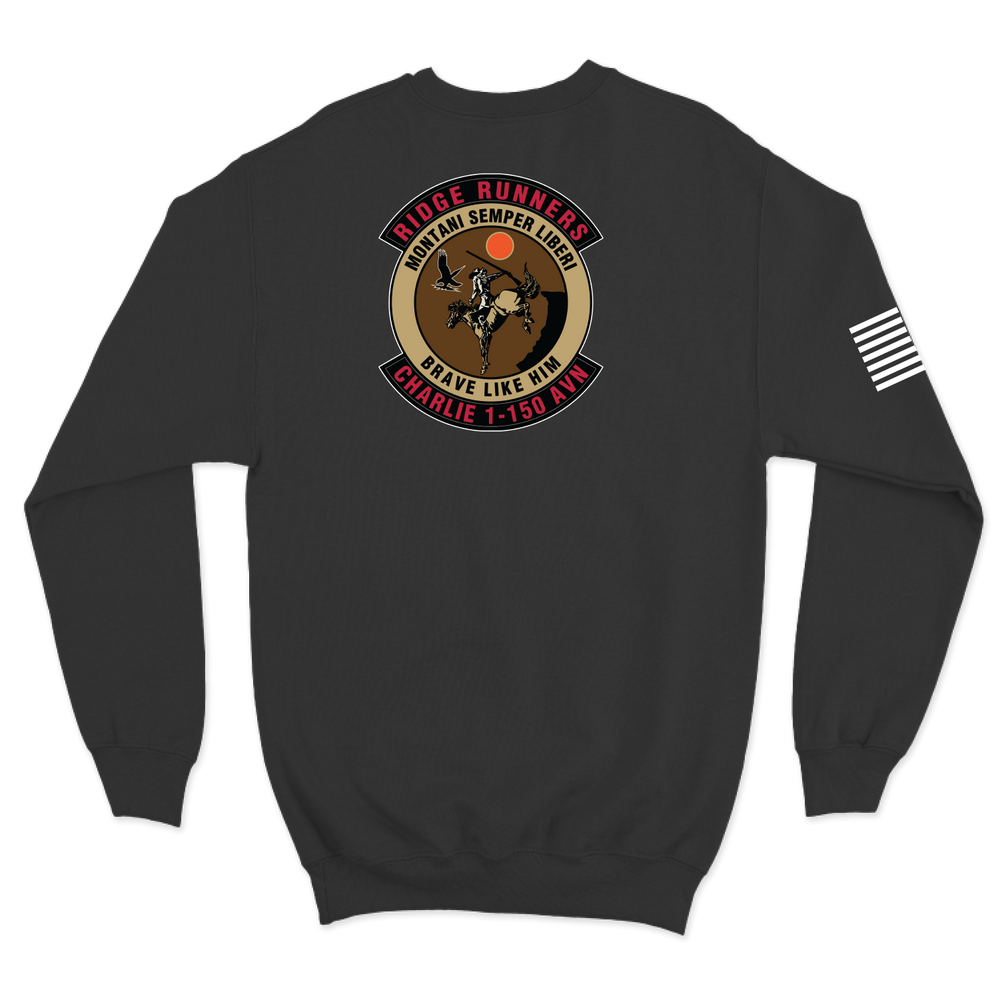 C CO, 1-150th AVN "Ridge Runners" Crewneck Sweatshirt