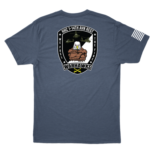 HHC, 1-14th AVN REG "Warhawks" T-Shirts