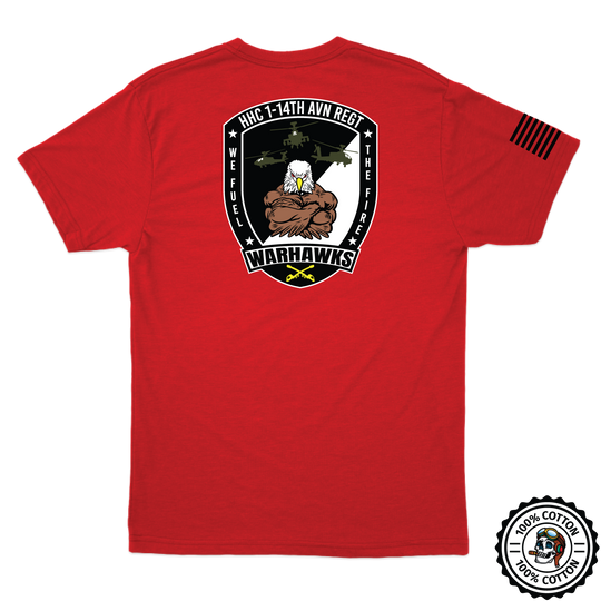 HHC, 1-14th AVN REG "Warhawks" T-Shirts