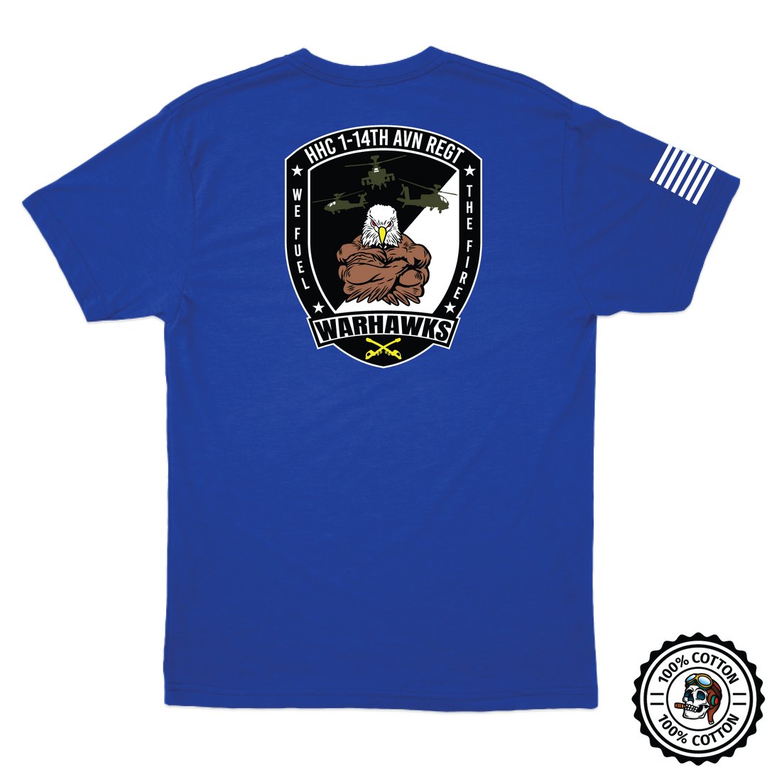 HHC, 1-14th AVN REG "Warhawks" T-Shirts