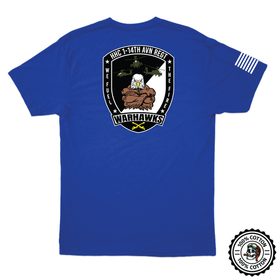 HHC, 1-14th AVN REG "Warhawks" T-Shirts