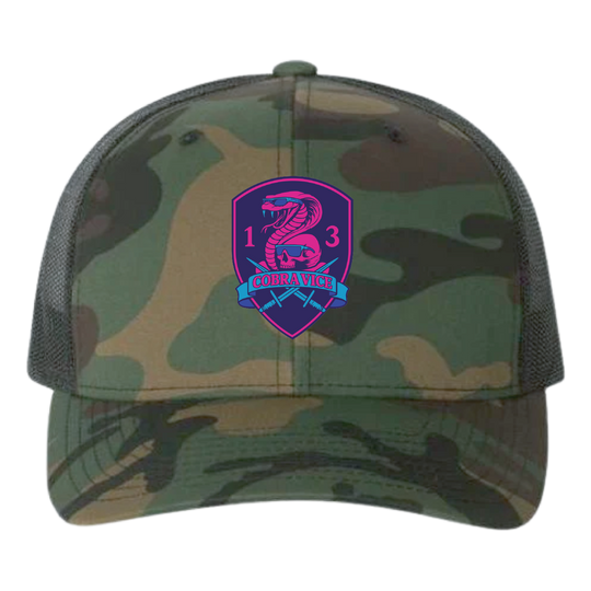 HHC, 1-3 AB "Cobra" Embroidered Hats
