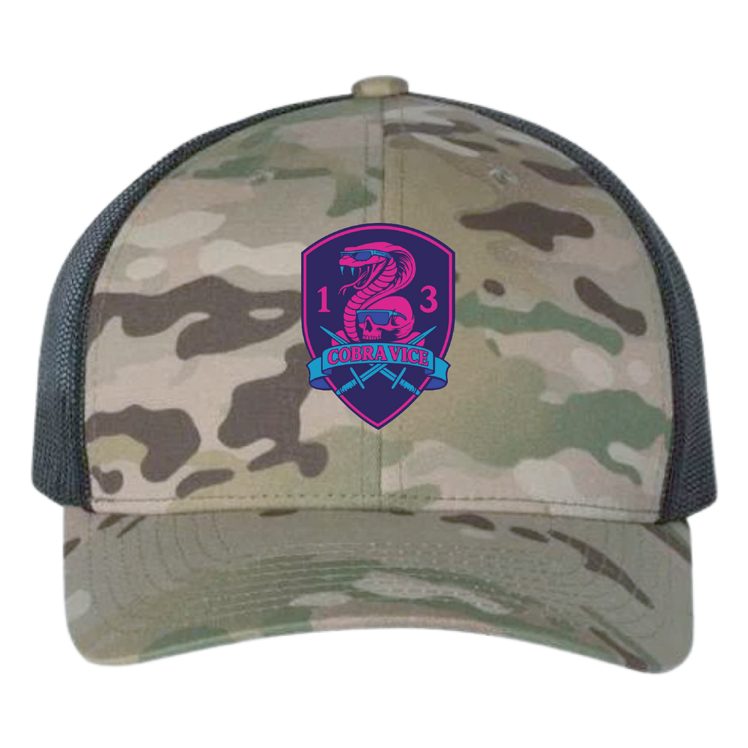 HHC, 1-3 AB "Cobra" Embroidered Hats