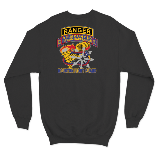 C (DRT), 1-112th CAV (RSTA) “Houston Light Guard” Tabbed Crewneck Sweatshirt