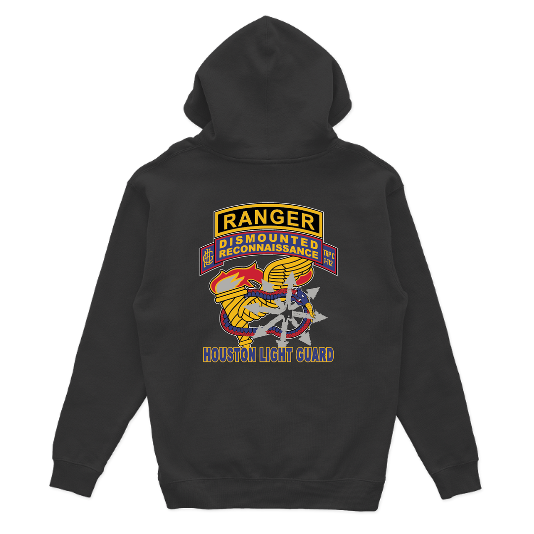 C (DRT), 1-112th CAV (RSTA) “Houston Light Guard” Tabbed Hoodies