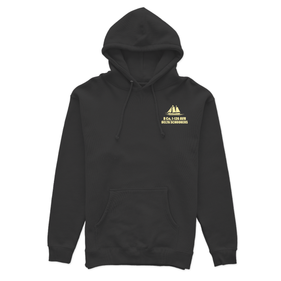 B Co, 1-126 AVN "Delta Schooners" Hoodies