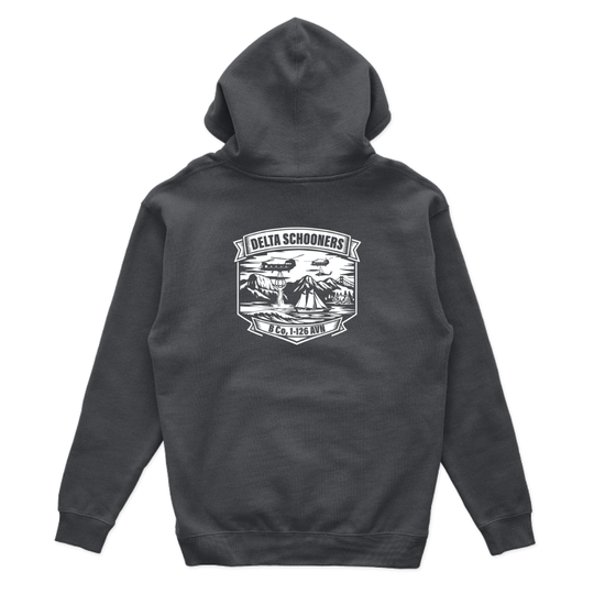 B Co, 1-126 AVN "Delta Schooners" V2 Subdued Hoodies