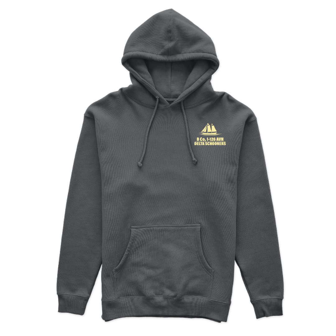 B Co, 1-126 AVN "Delta Schooners" Hoodies