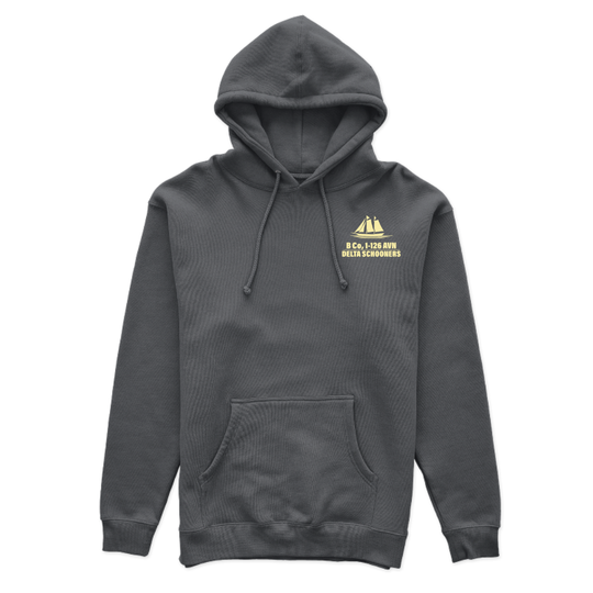 B Co, 1-126 AVN "Delta Schooners" V2 Hoodies