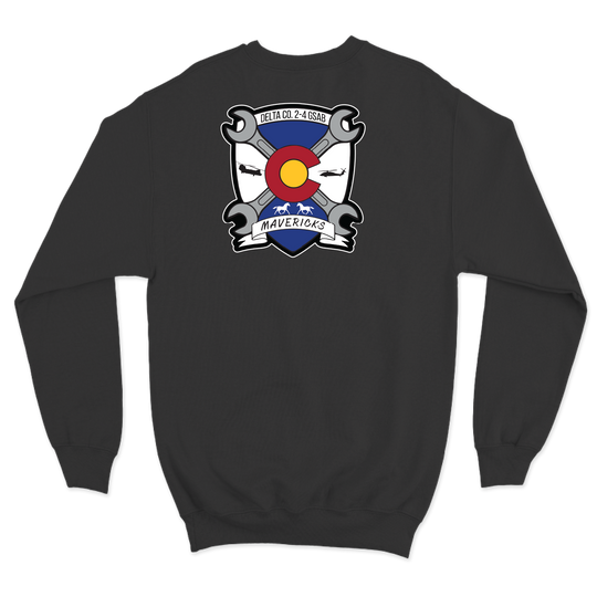 D Co, 2-4 "Mavericks" Horse Plt Crewneck Sweatshirt