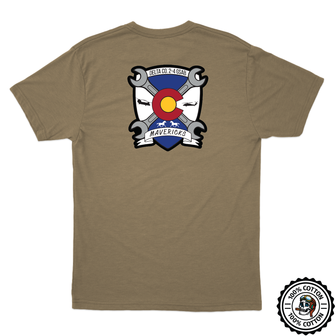 D Co, 2-4 "Mavericks" Horse Plt Tan 499 T-Shirt