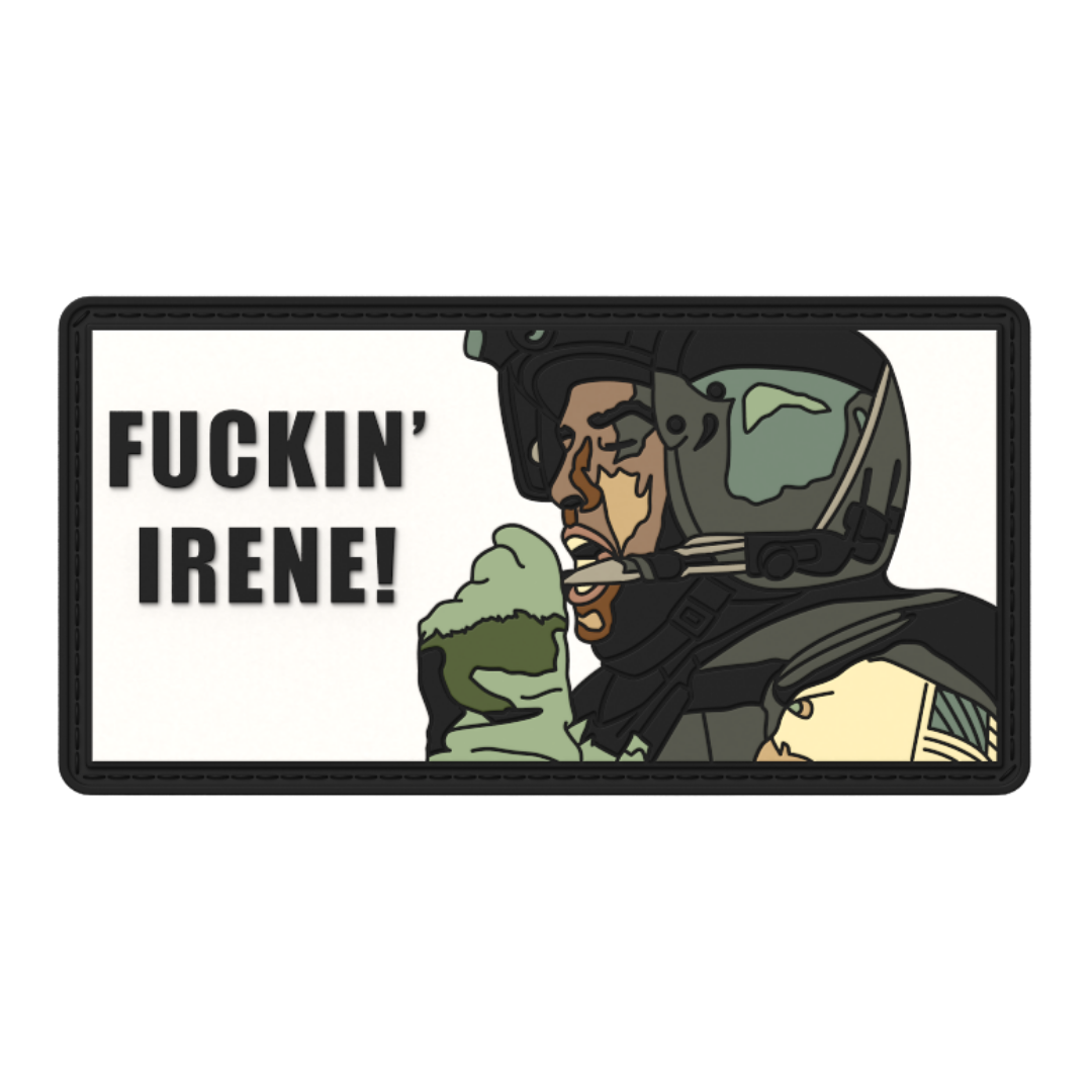 Blackhawk Down character Irene PVC patch
