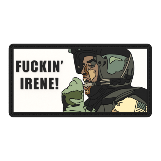 Blackhawk Down character Irene PVC patch