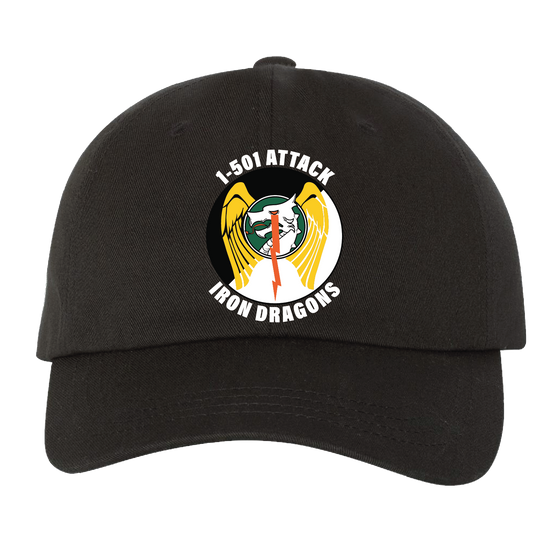 1-501 AB "Iron Dragons" Embroidered Hats