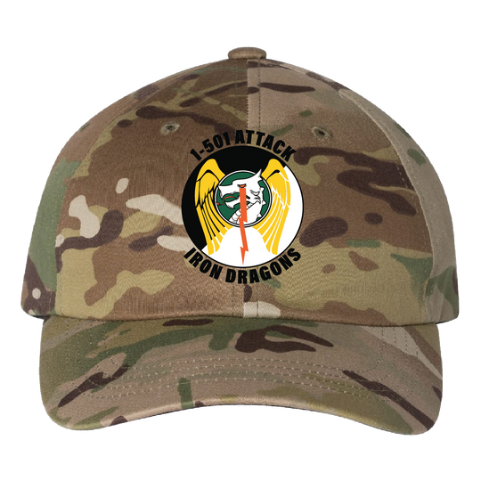 1-501 AB "Iron Dragons" Embroidered Hats