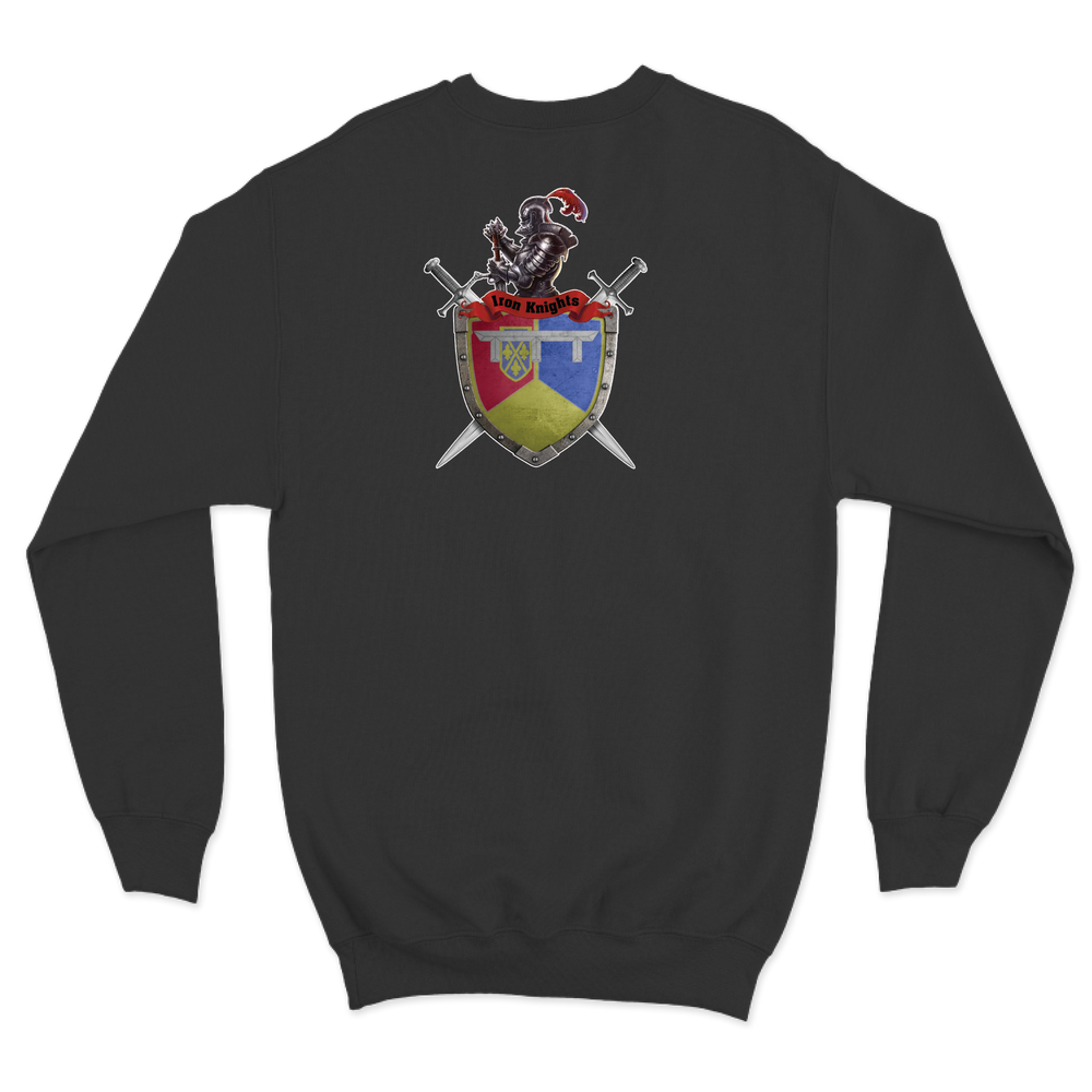 1-66 AR BN, 3ABCT, 4ID "Iron Knights" Crewneck Sweatshirt