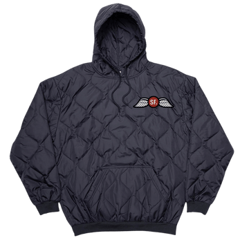 Jedburgh Wings Black Field Hoodie