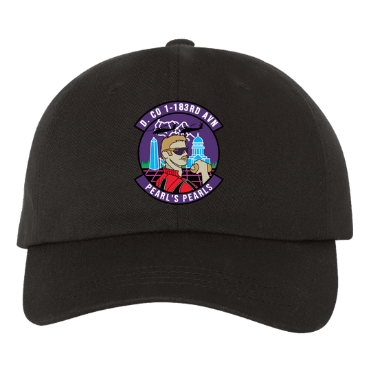 D Co, 1-183rd AHB Pearl's Pearls Embroidered Hats