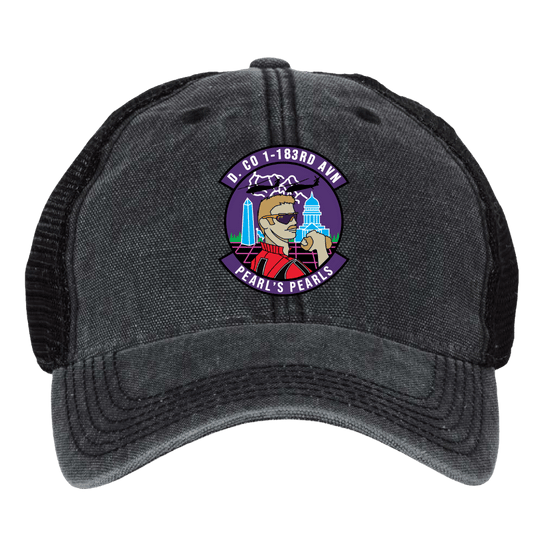 D Co, 1-183rd AHB Pearl's Pearls Embroidered Hats