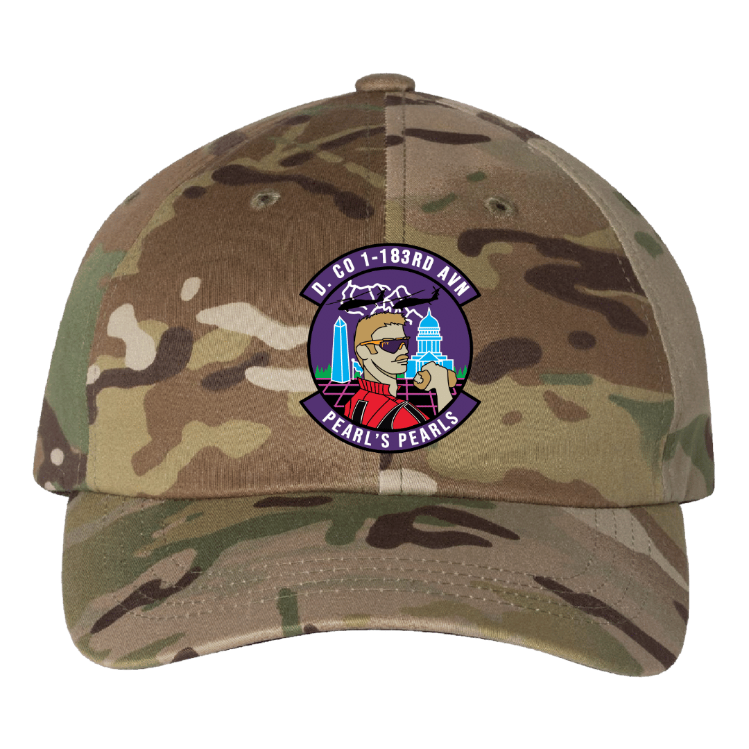 D Co, 1-183rd AHB Pearl's Pearls Embroidered Hats