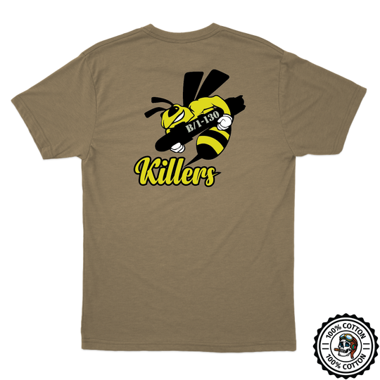 B Co, 1-130 AB "Killers" Tan 499 T-Shirt