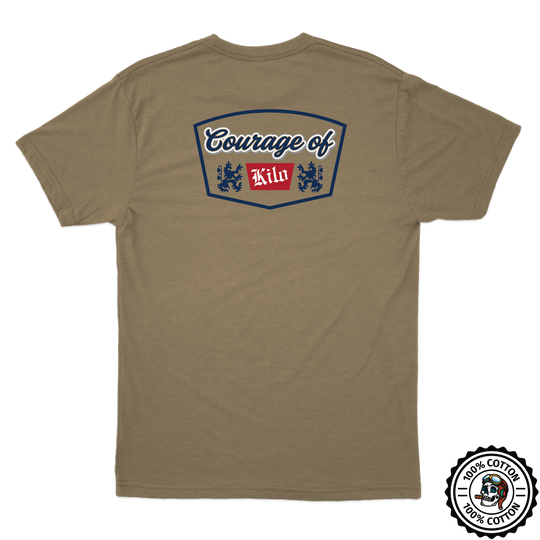 VT Corps of Cadets Kilo Battery V2 Tan T-Shirt
