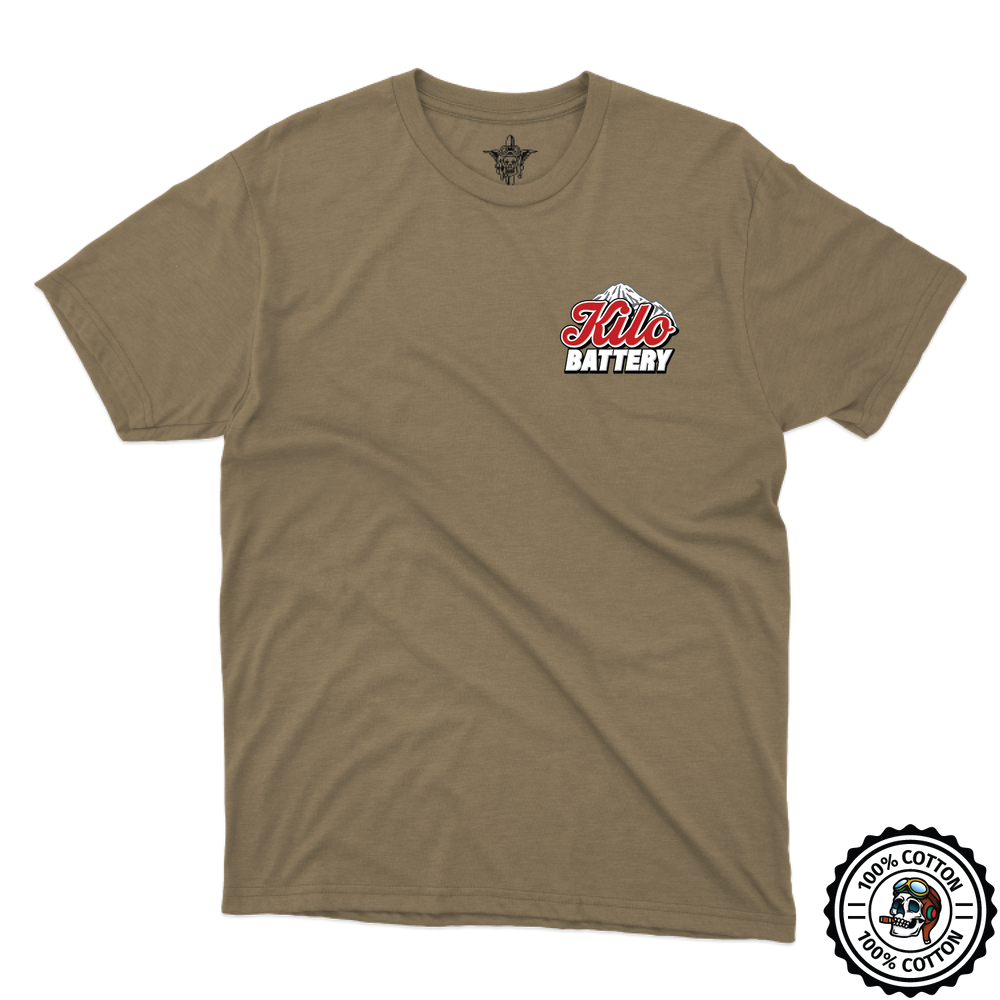 VT Corps of Cadets Kilo Battery V2 Tan T-Shirt