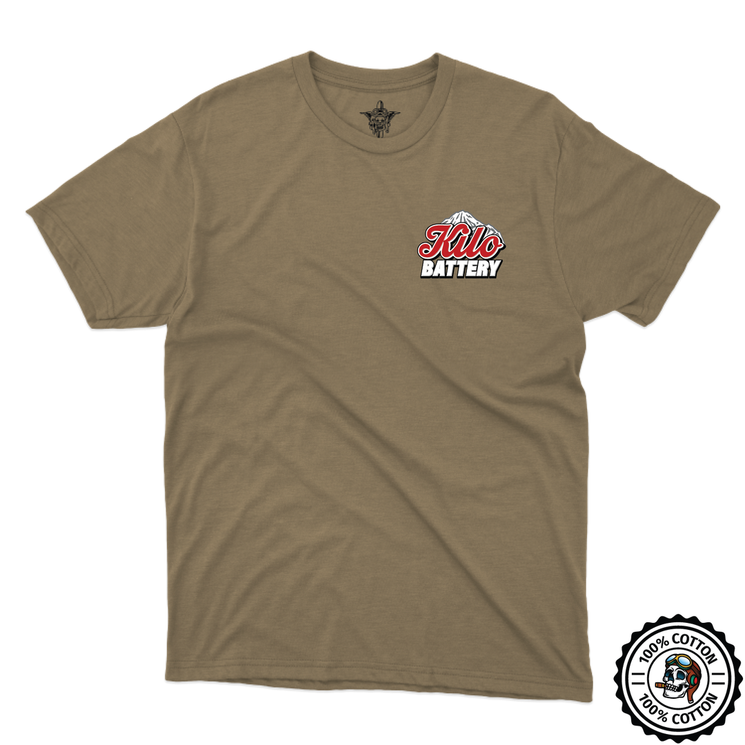 VT Corps of Cadets Kilo Battery V2 Tan T-Shirt