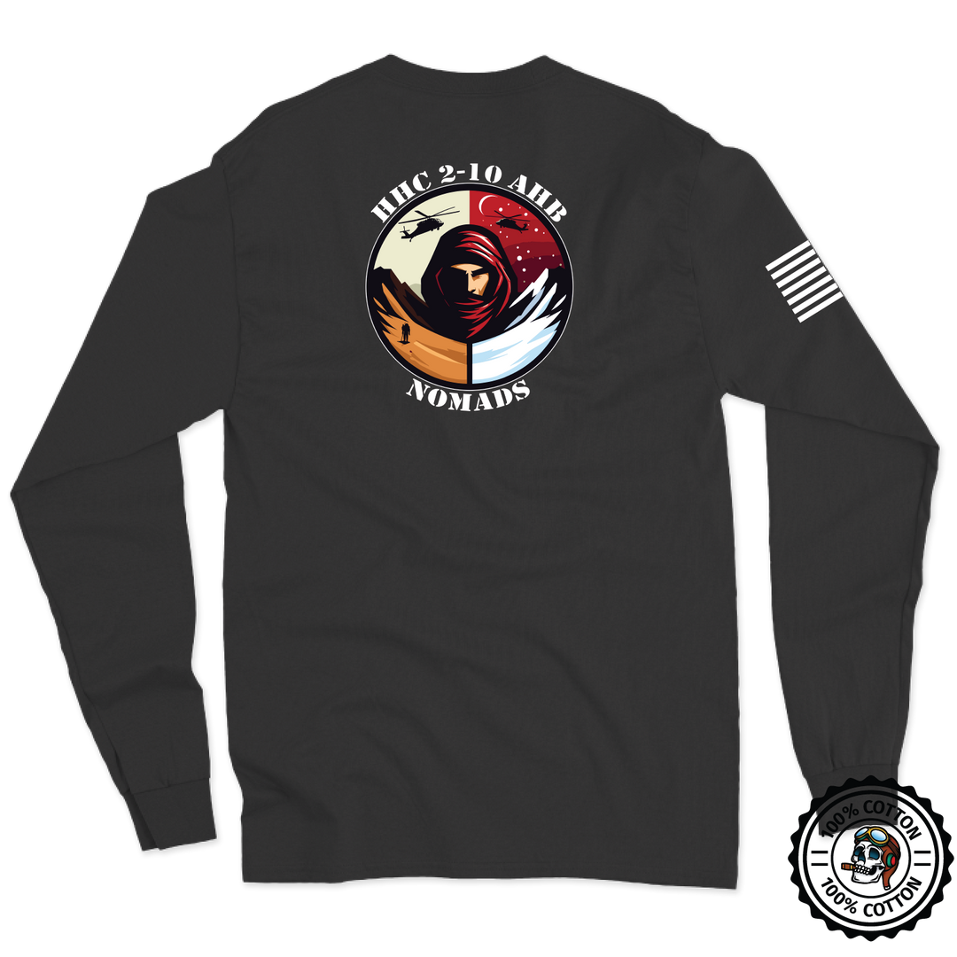 HHC 2-10 AHB "Nomads" Long Sleeve T-Shirt