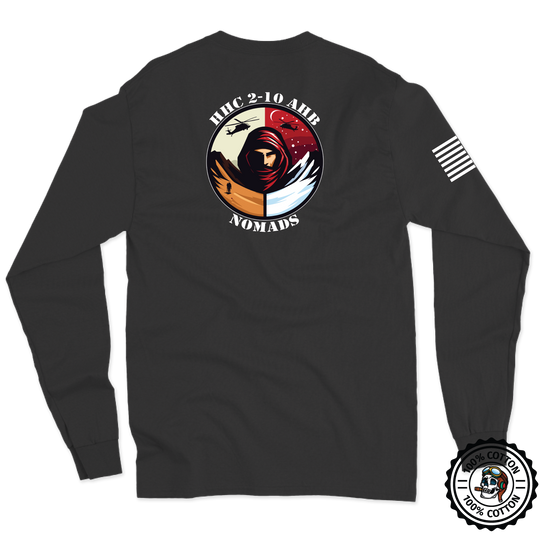 HHC 2-10 AHB "Nomads" Long Sleeve T-Shirt