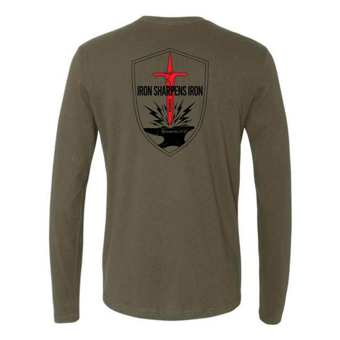 B Co, 640th ASB "Blacksmiths" Long Sleeve T-Shirt