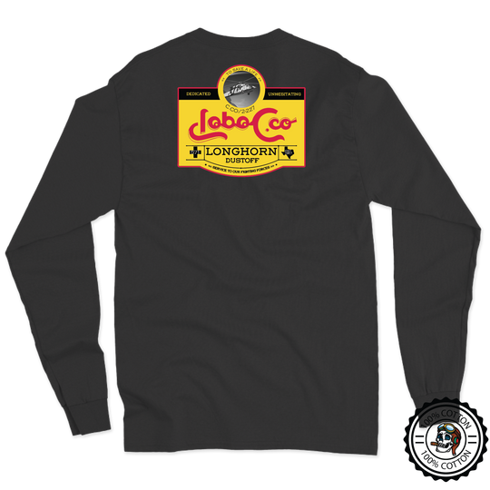 C Co, 2-227 AVN REGT "Longhorn Dustoff" V2 Long Sleeve T-Shirt