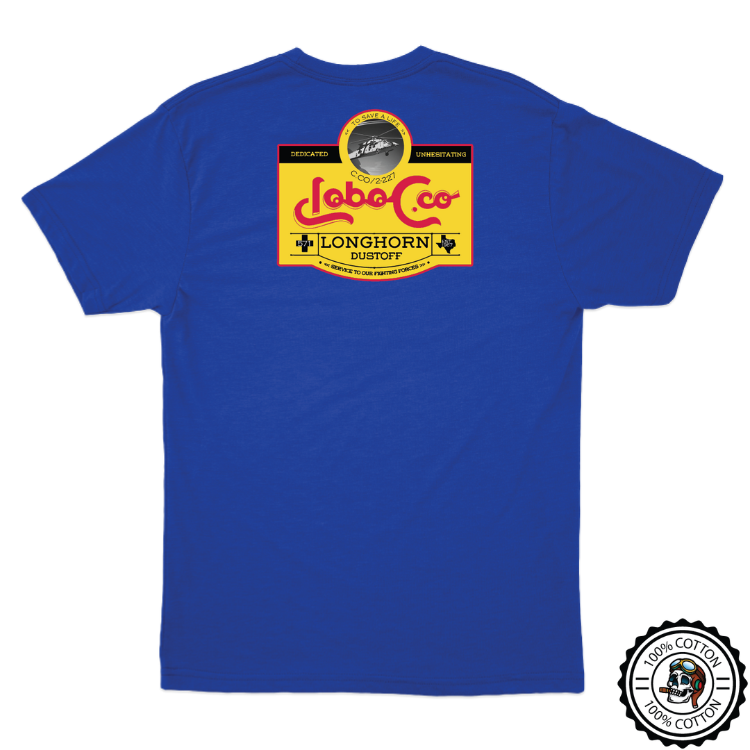 C Co, 2-227 AVN REGT "Longhorn Dustoff" V2 T-Shirts