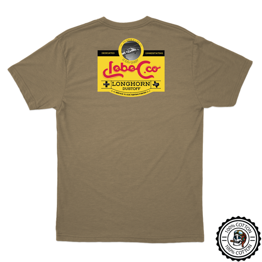 C Co, 2-227 AVN REGT "Longhorn Dustoff" Tan 499 T-Shirt