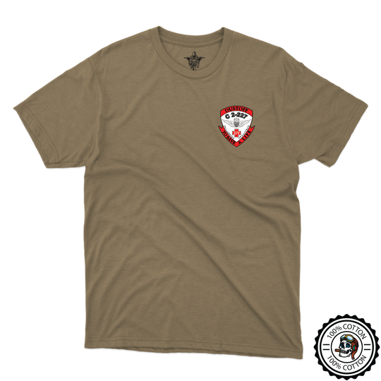 C Co, 2-227 AVN REGT "Longhorn Dustoff" V2 Tan 499 T-Shirt