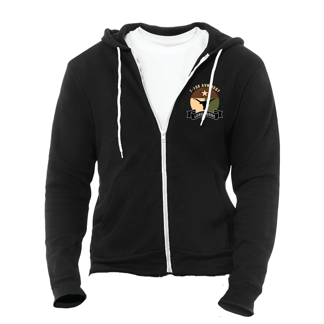 7-158 GSAB "Longhorns" Full-Zip Hoodie