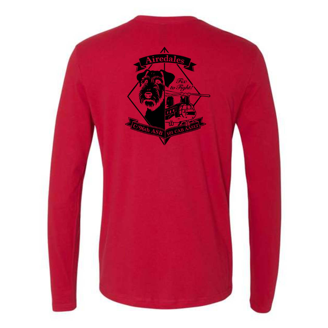 C Co, 96th ASB Airedale Long Sleeve T-Shirt