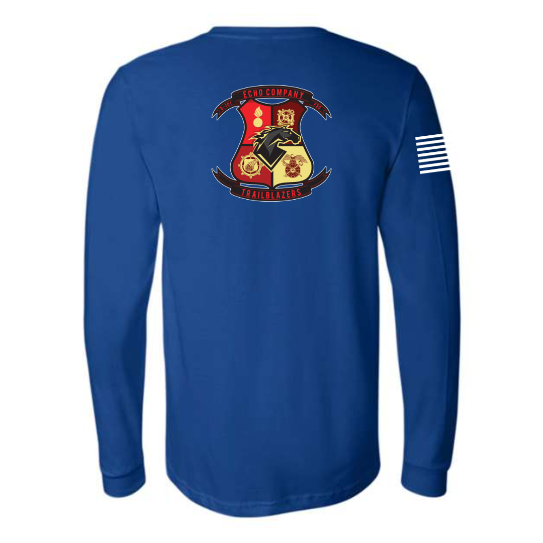 E Co, 6-101 AHB-M "Trailblazers"  Long Sleeve T-Shirt