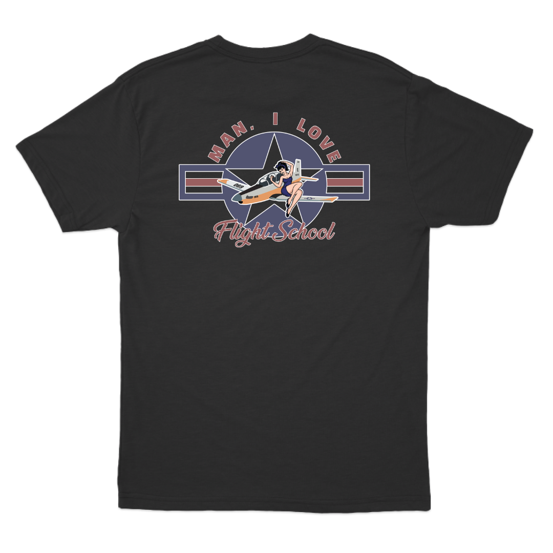Man I Love Flight School T-6 T-Shirt