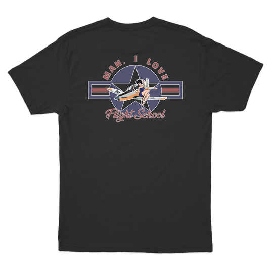 Man I Love Flight School T-6 T-Shirt