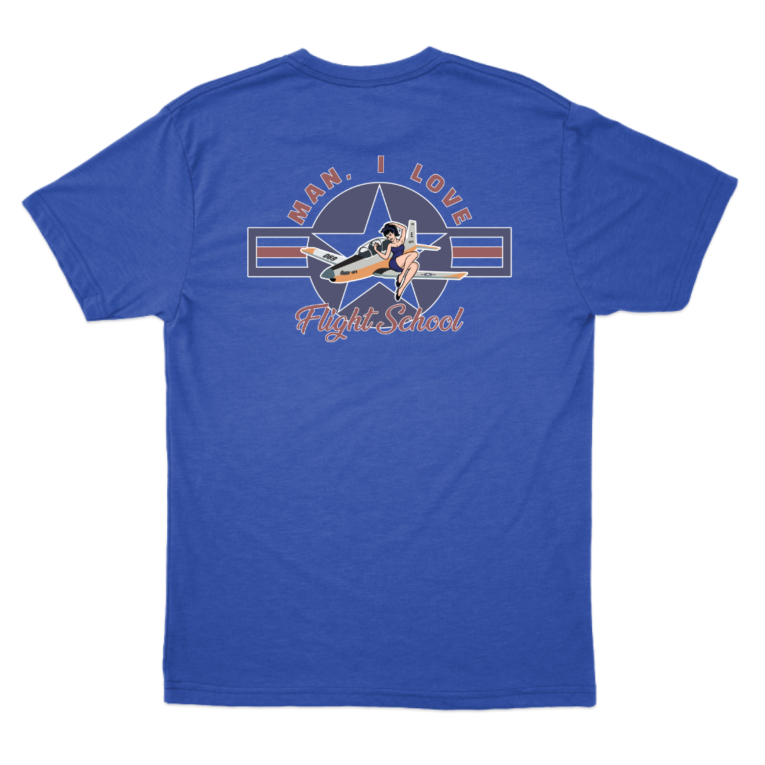 Man I Love Flight School T-6 T-Shirt