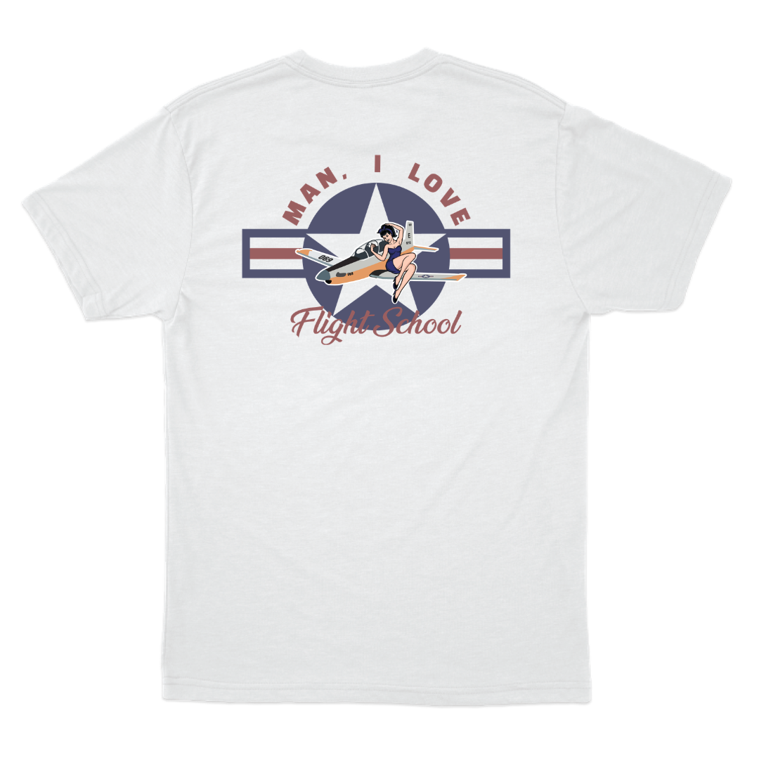 Man I Love Flight School T-6 T-Shirt