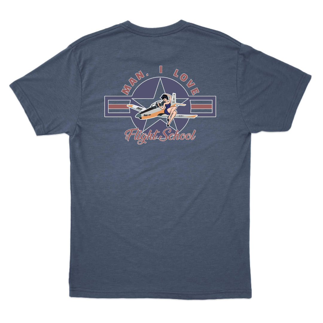 Man I Love Flight School T-6 T-Shirt