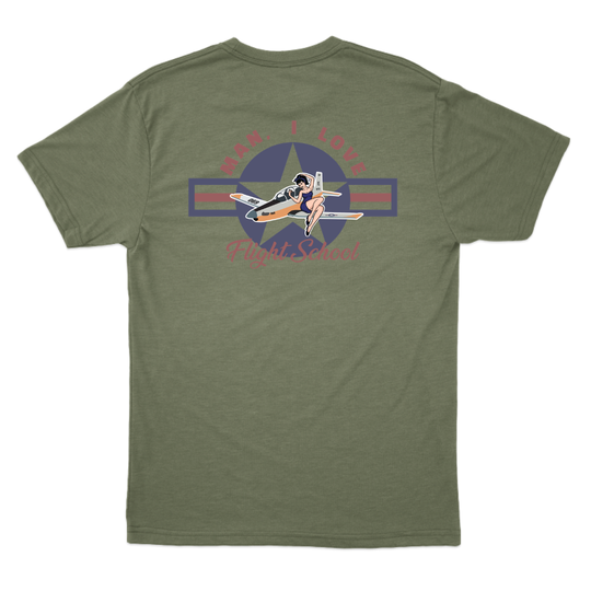 Man I Love Flight School T-6 T-Shirt