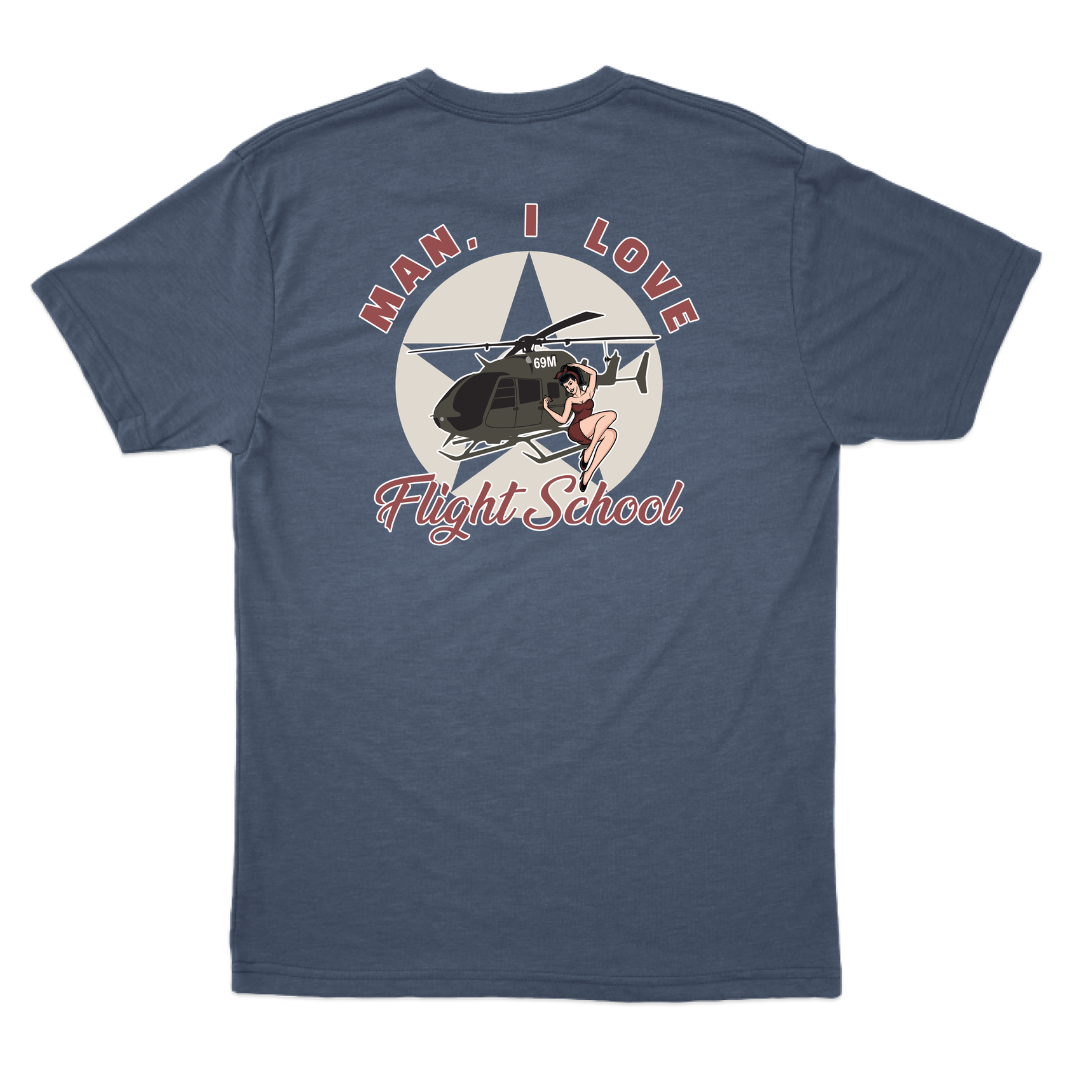 Man I Love Flight School UH-72 T-Shirt