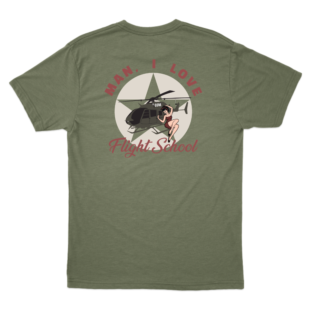 Man I Love Flight School UH-72 T-Shirt