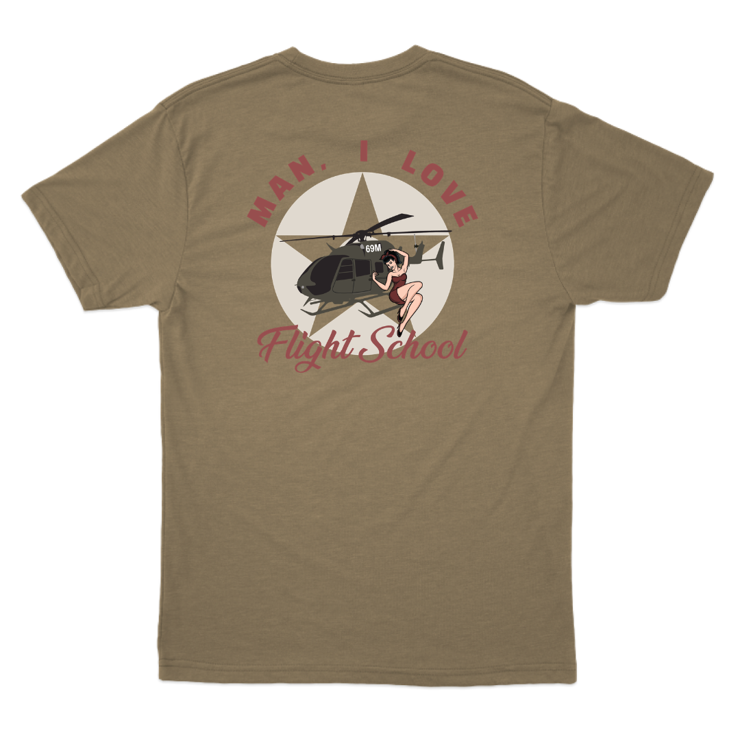 Man I Love Flight School UH-72 T-Shirt